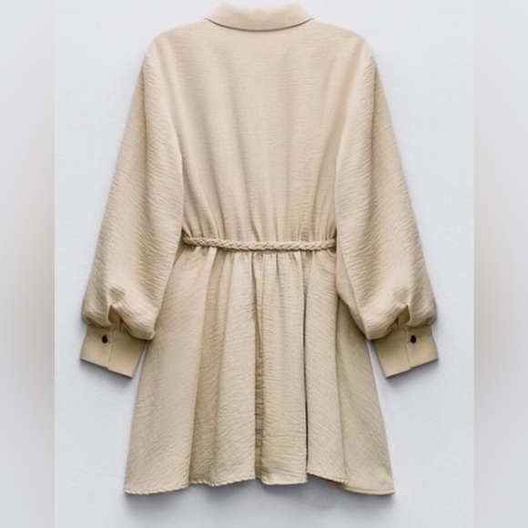 Zara Shirt Dress with Braided Belt - Picture 15 of 15